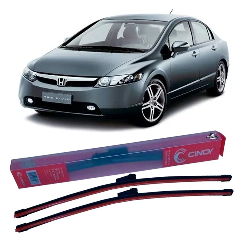 Cinoy Palheta Limpador Parabrisa Silicone Honda Civic Em