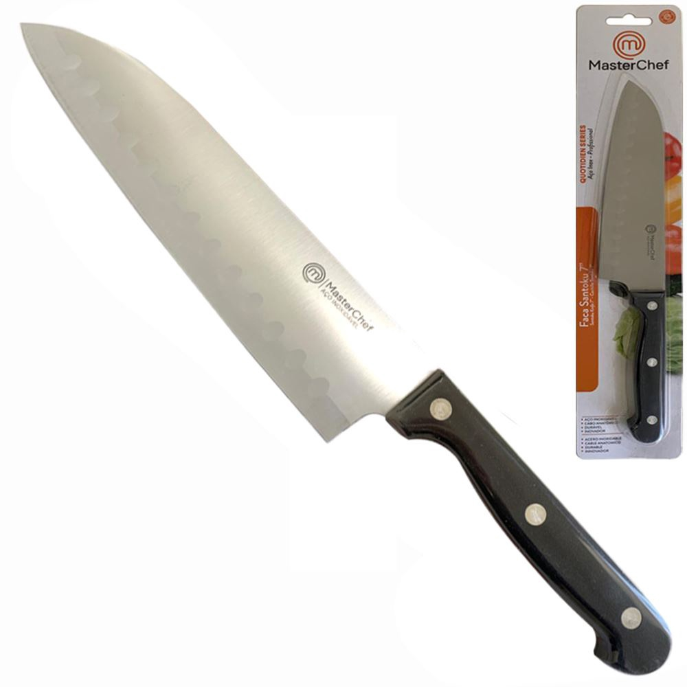 Faca Santoku 7 Official Knife Quotidien Forjada Masterchef em Promoção