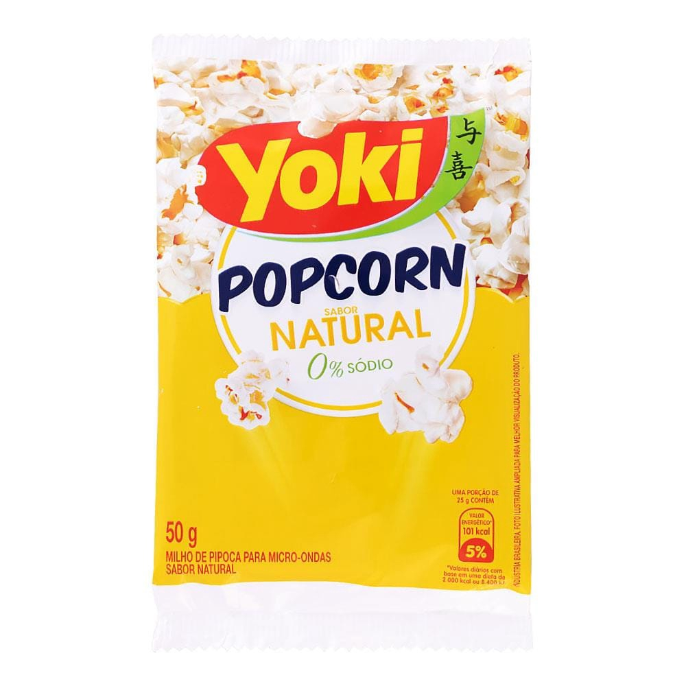 Milho Para Pipoca De Micro Ondas Yoki Pop Corn Natural G Submarino