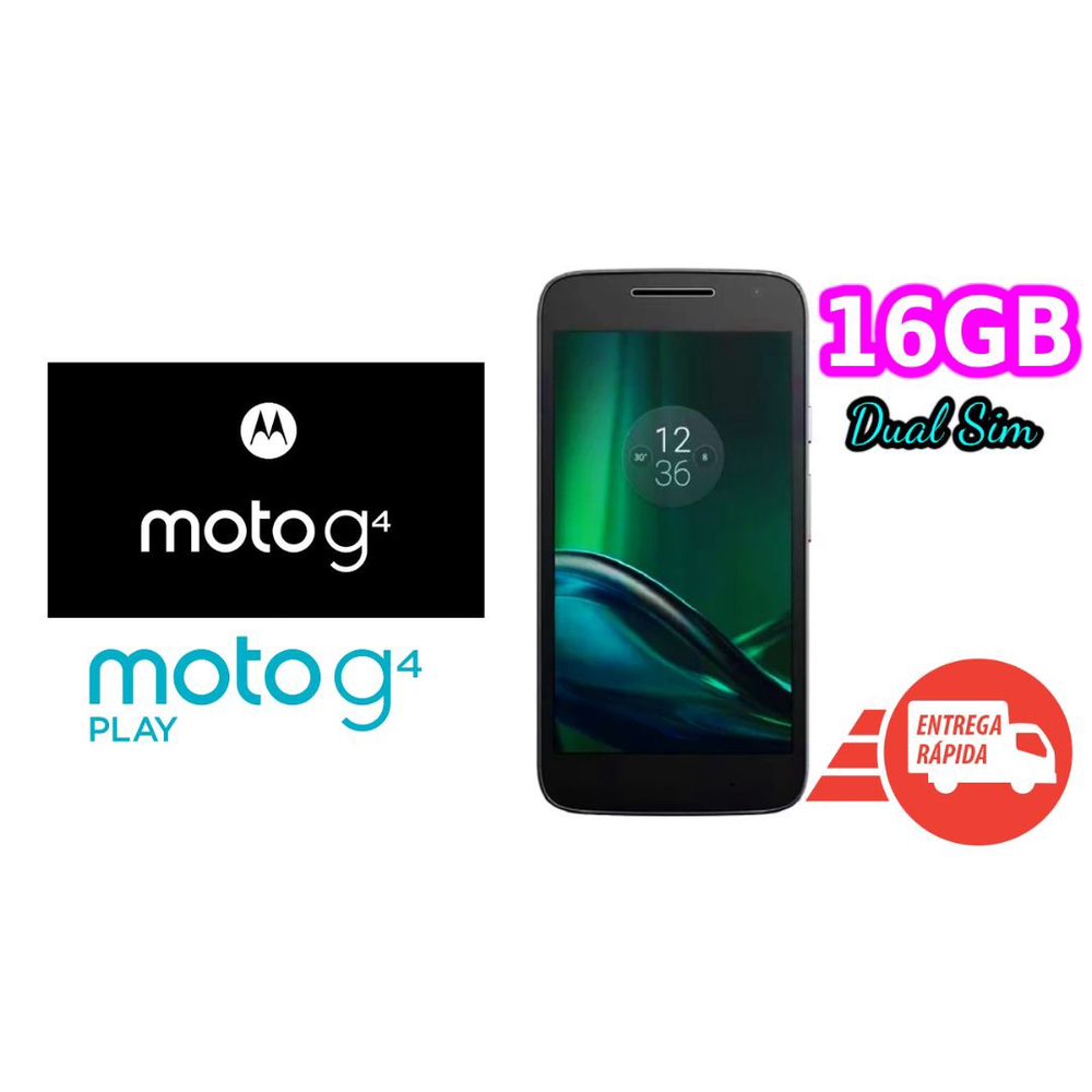 Motorola Moto G G4 Play Dual sim 16 gb Preto 2 gb ram em Promoção