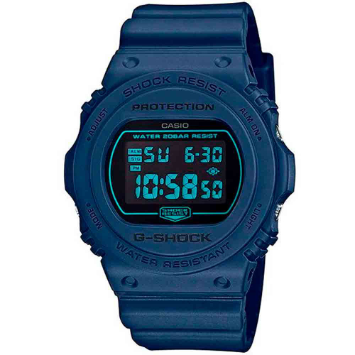 Rel Gio Casio G Shock Masculino Azul Dw Bbm Dr No Shoptime