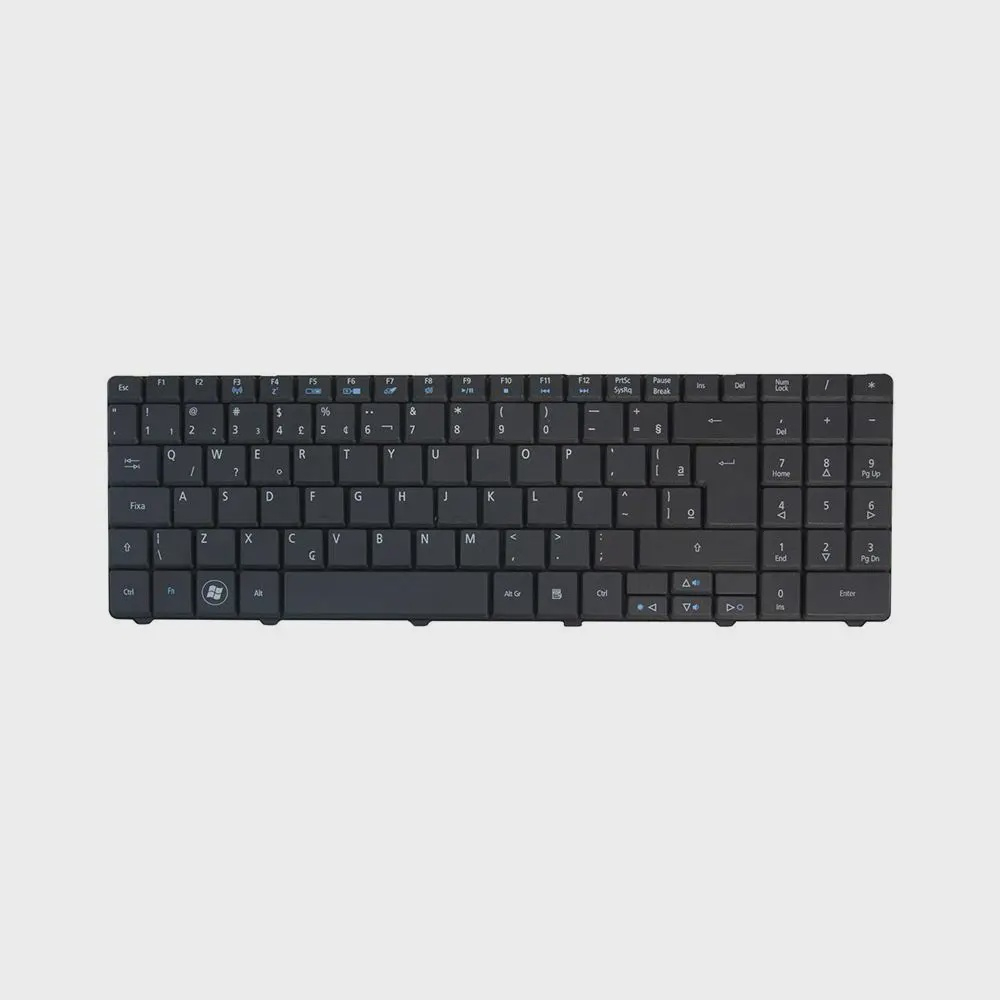 Teclado Para Notebook Acer Aspire Preto Abnt Uk Style No Shoptime