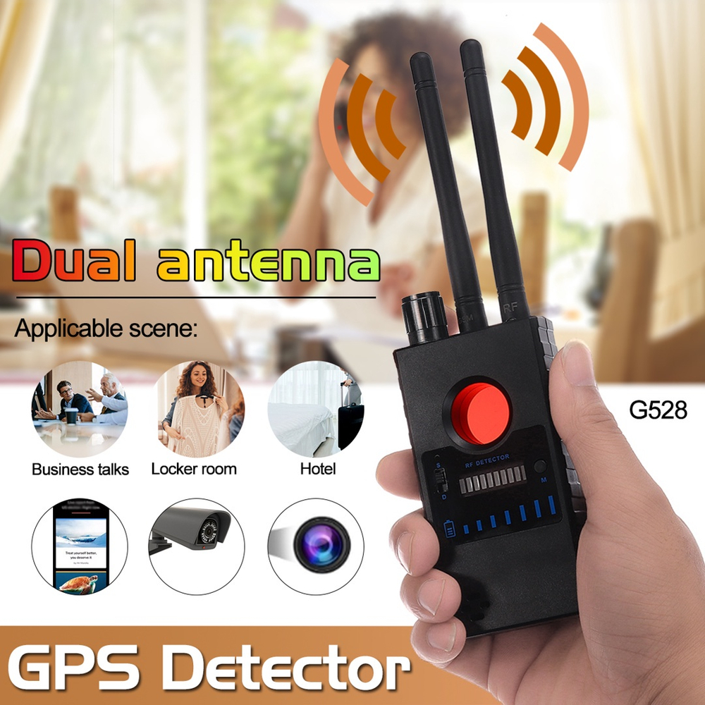 G Gps Detector De Sinal De Detec O Anti Spy Camera Preto Detec O