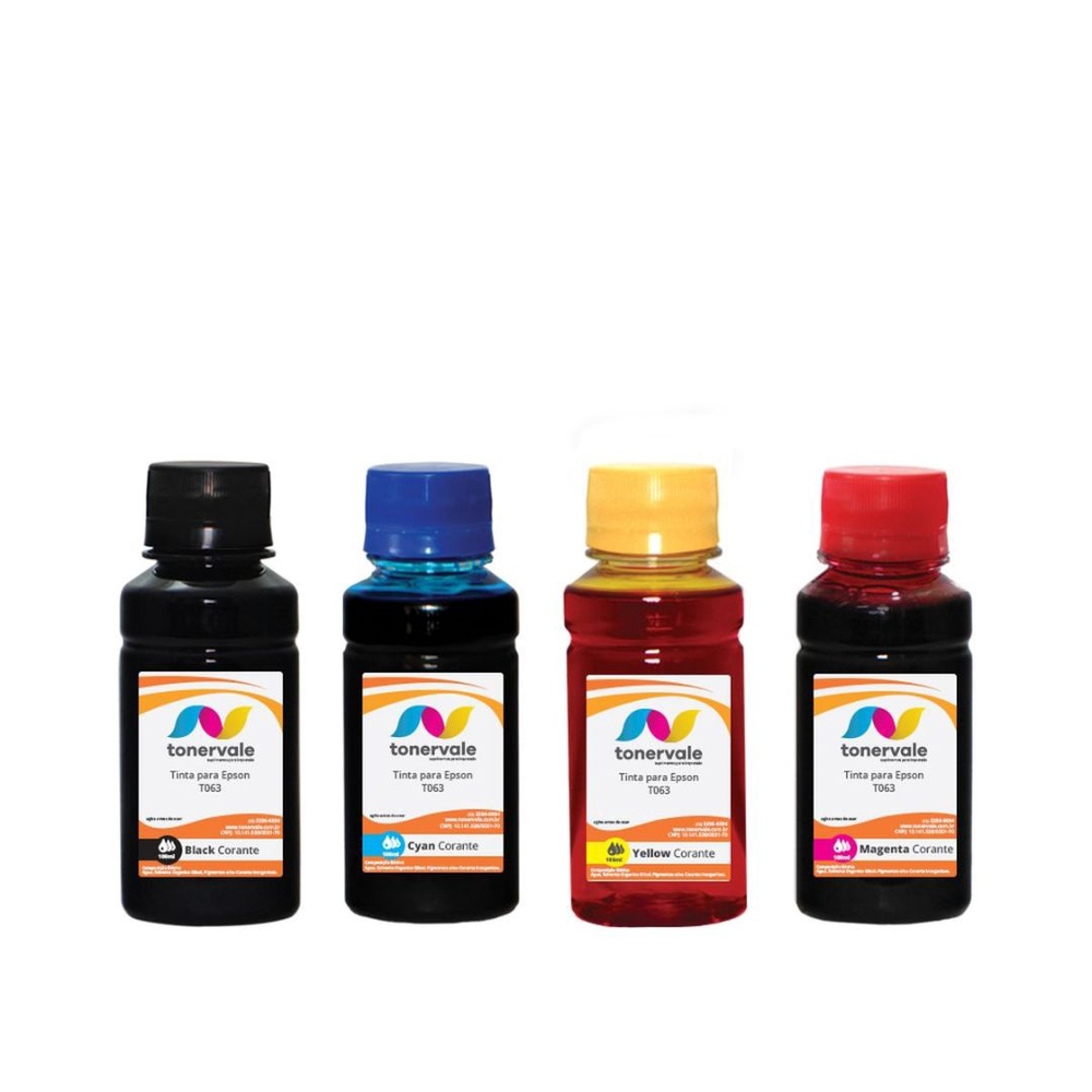 Kit Tinta Para Cartucho Epson T Cmyk Impressoras Epson C C