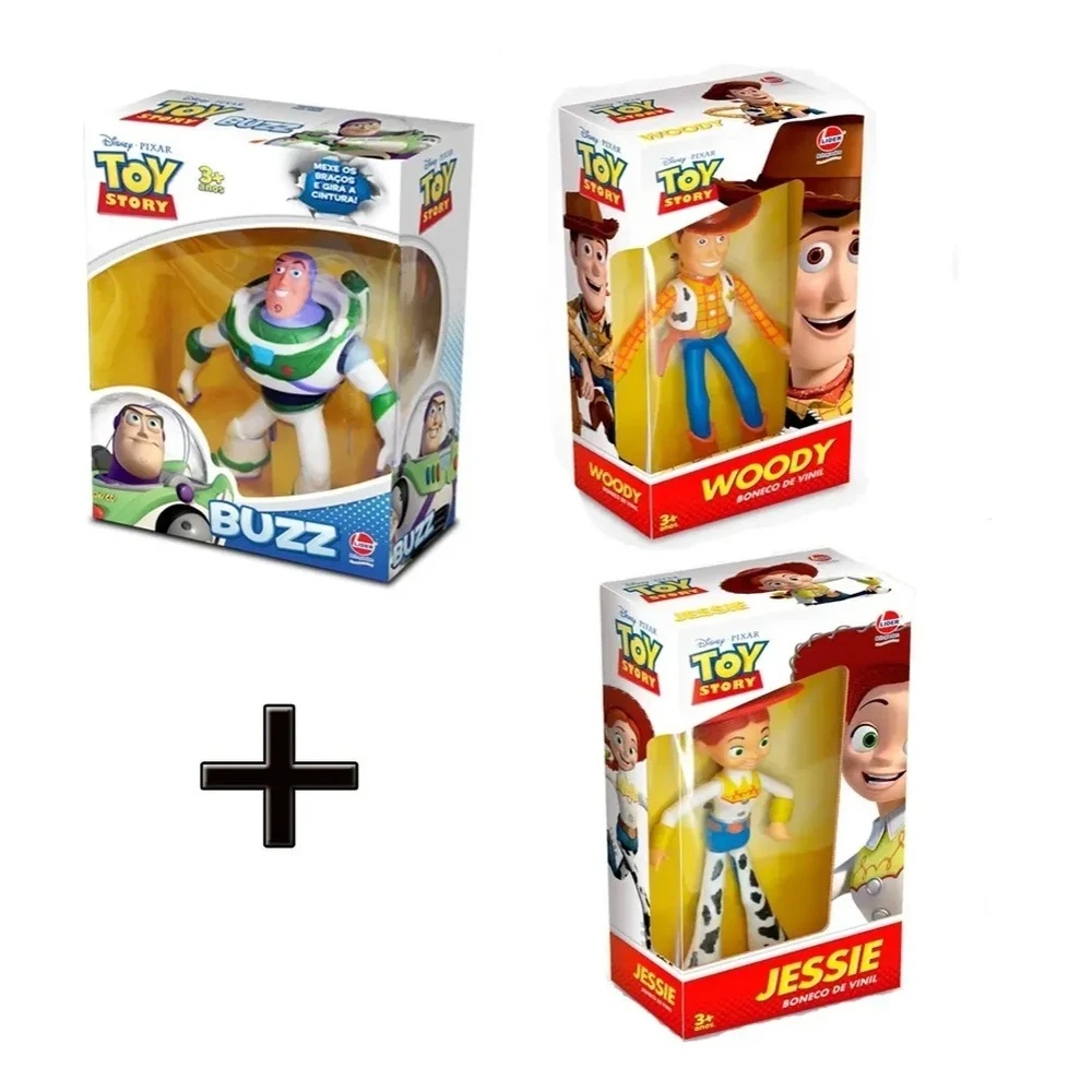 Cole O Bonecos Toy Story Disney Kit Woody Buzz Jessie L Der