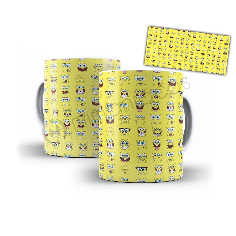 Caneca Porcelana Bob Esponja No Shoptime