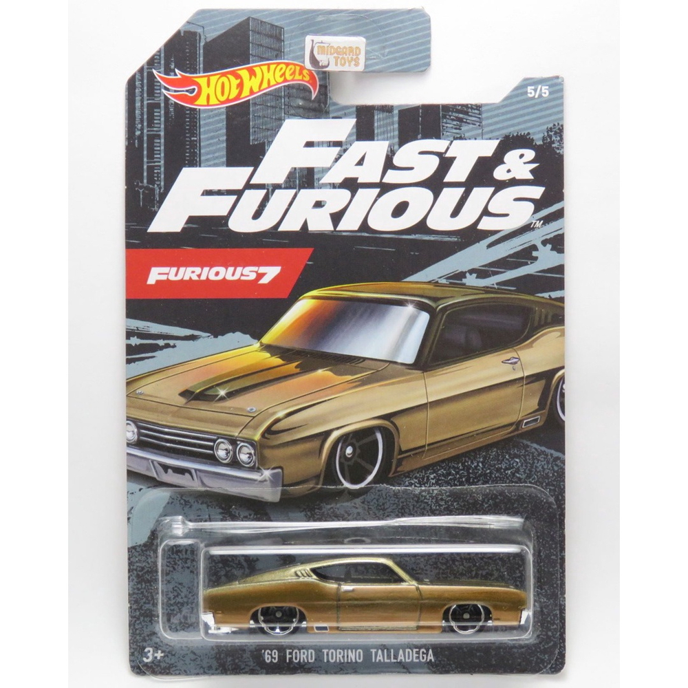 69 Ford Torino Talladega Furious 7 5 Velozes e Furiosos 1 64 Hot Wheels em Promoção na