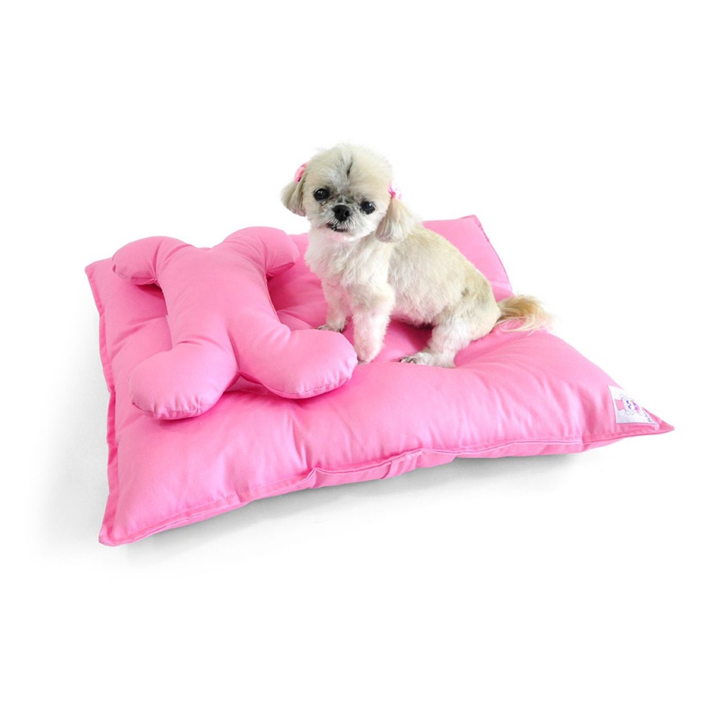 Colchão para Cachorro Pet Conforto Grande G Rosa Bichinho Chic em