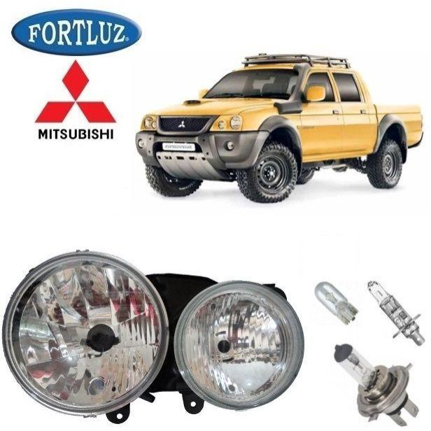 Farol Mitsubishi L200 Savana 2004 Original Fortluz Ld Submarino