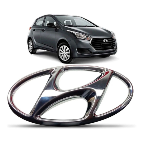 Emblema Grade Radiador Hyundai Hb20 2012 2013 a 2018 2019 em Promoção