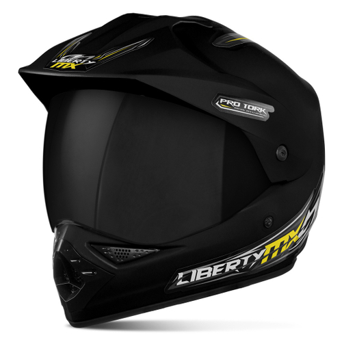 Capacete Moto Fechado Pro Tork Liberty Mx Pro Vision Vis Fumê em