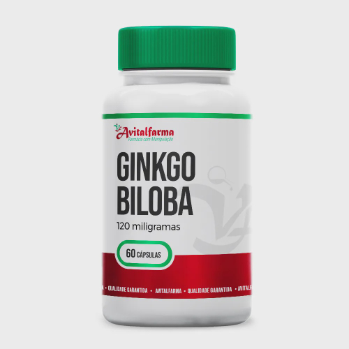 Ginkgo Biloba Extrato Seco 120mg 60 Cápsulas em Promoção na Americanas