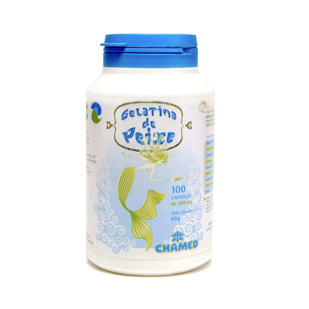 Kit Gelatina De Peixe Mg C Psulas Chamel Em Promo O