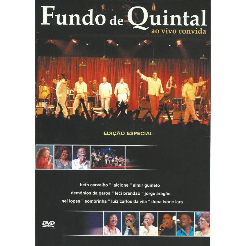 Dvd Fundo De Quintal Ao Vivo Convida No Shoptime