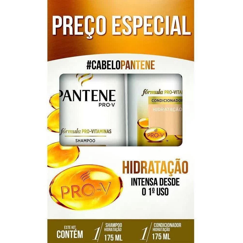 Kit Pantene Hidratação Sh 175ml Cond 175ml em Promoção na Americanas