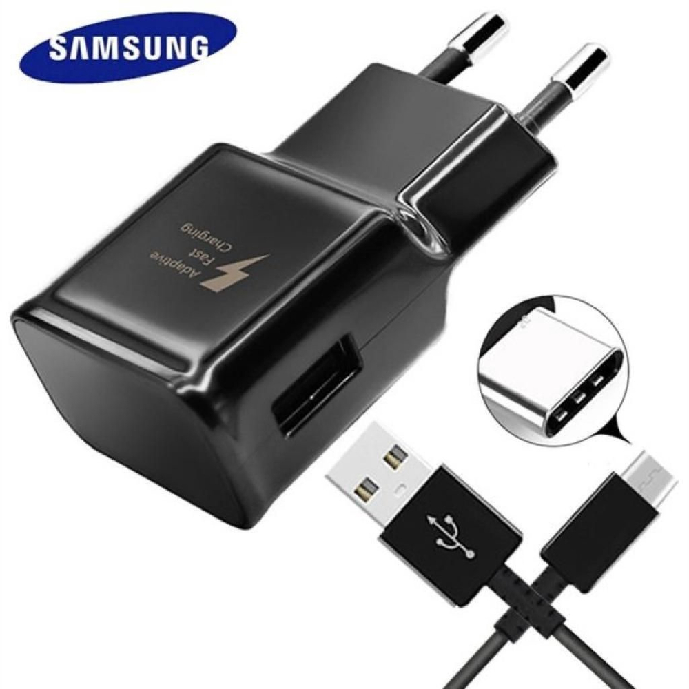 Carregador Samsung EP TA20BBBCGBR Tipe C Turbo Fast Charge em Promoção