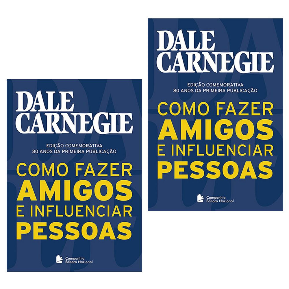 Kit Livros Como Fazer Amigos E Influenciar Pessoas Dale