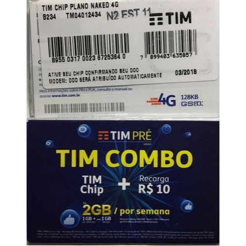 Chip Tim G R Cr Dito Ativa Autom Tico No Seu Ddd Submarino