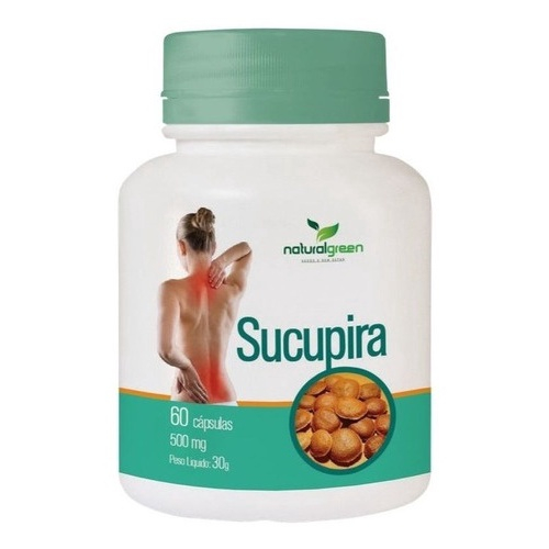 Sucupira Pura 60 Cápsulas 500mg Natural Green Suplemento em Promoção