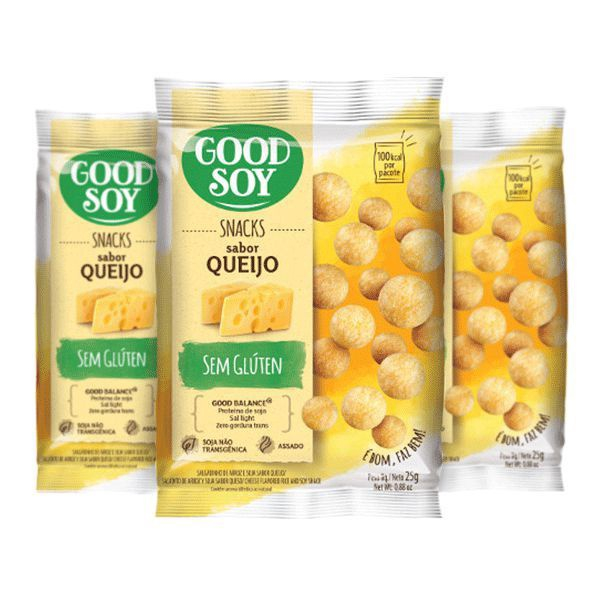 Snacks De Soja Good Soy Sabor Queijo Contendo Pacotes De G Cada