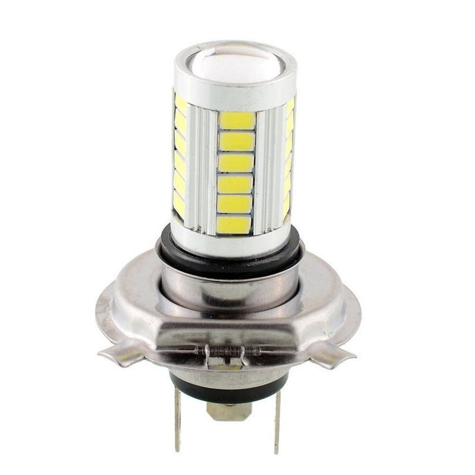 H4 5630 33SMD LED farol do carro Kit Auto Lâmpadas Frente Nevoeiro