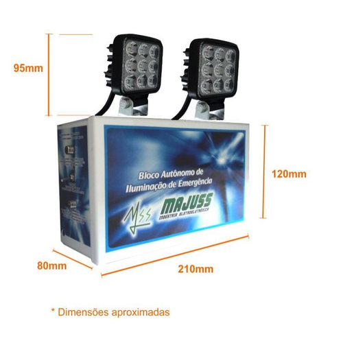 Bloco Aut Nomo Far Is Led W Lumens Locais Altos Submarino