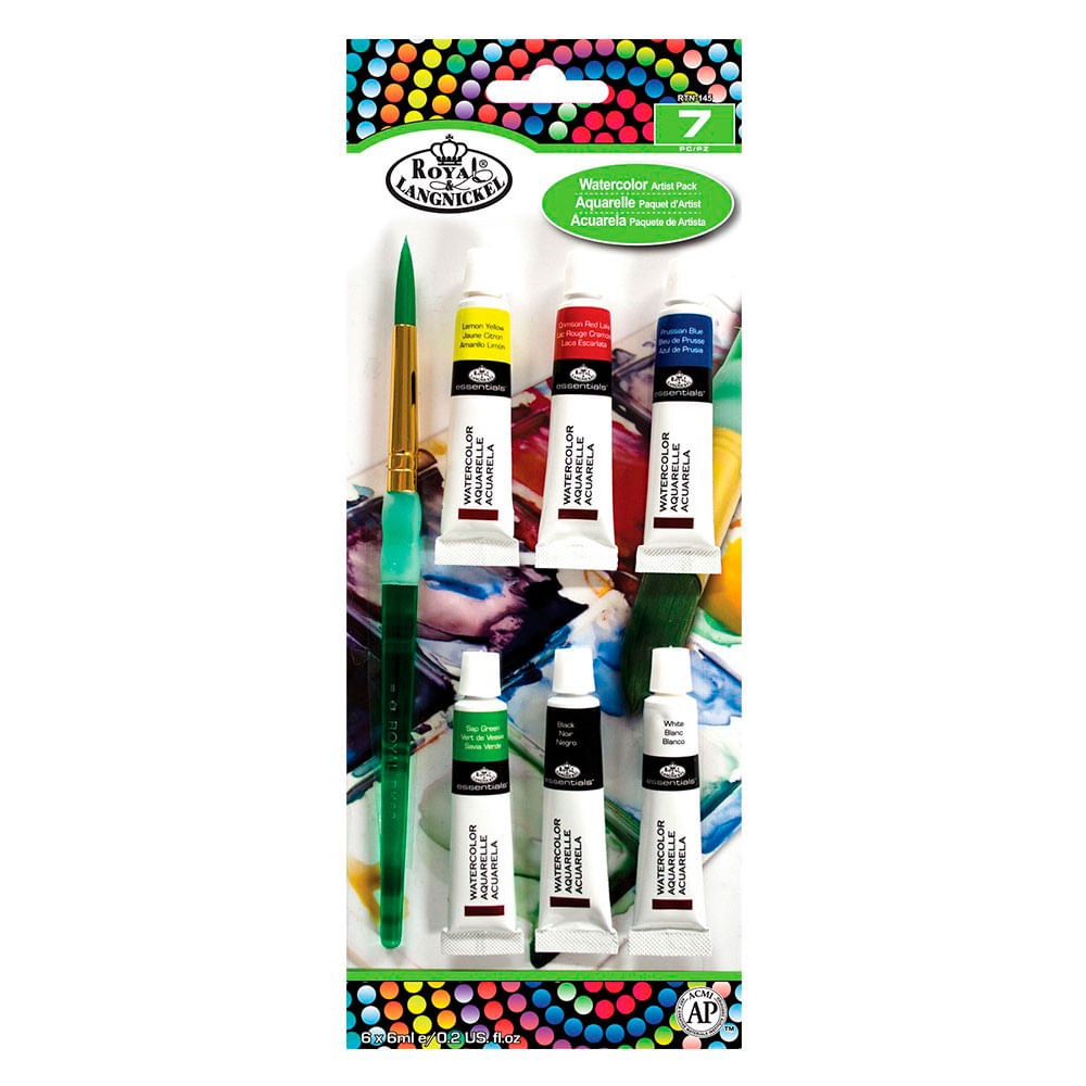 Kit De Tinta Aquarela Royal Langnickel Tubos Rtn Em