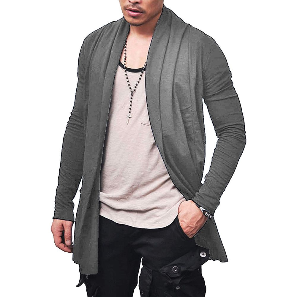 Kit Blusa De Frio Cardigan Masculino Sobretudo Swag Slim Fashion