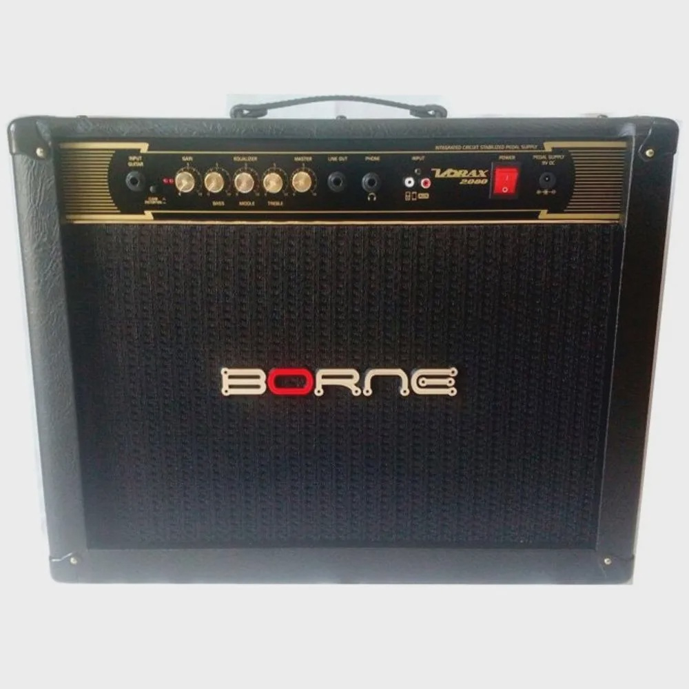 Amplificador P Guitarra Borne Vorax 2080 Preto 60 Watts Rms Submarino