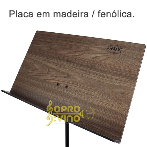 Estante Suporte Partitura Sinfônica Madeira Easy Lock rmv PSES00040 em