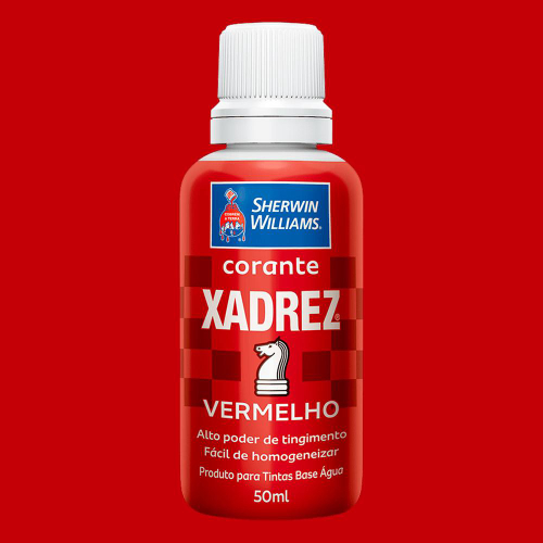 Corante L Quido Xadrez Ml Bisnaga Vermelho Caixa Em Promo O