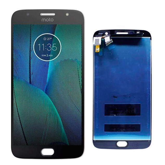 Tela Display Moto G5s Plus XT1802 pelicula Preto em Promoção