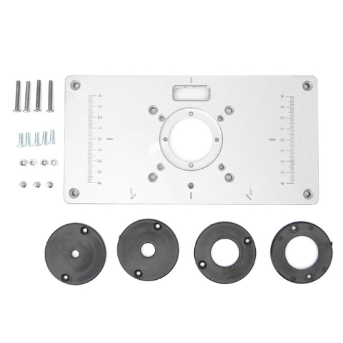 Alum Nio Router Inserir Tabela Placa Anel De Carpintaria Bancos