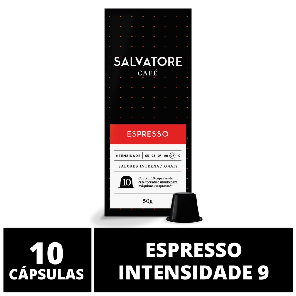 Capsulas Para Cafeteira Nespresso Capsula Cafe Espresso Salvatore