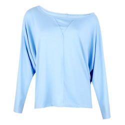 T Shirt De Destaques Elegante Respirvel Mulheres Blue Bat Camisa De