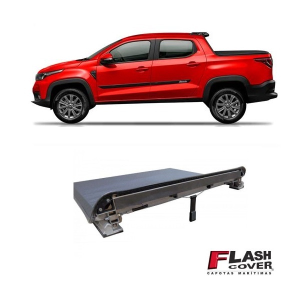 Capota Maritima Fiat Strada Cabine Dupla Trek Flash Cover Em