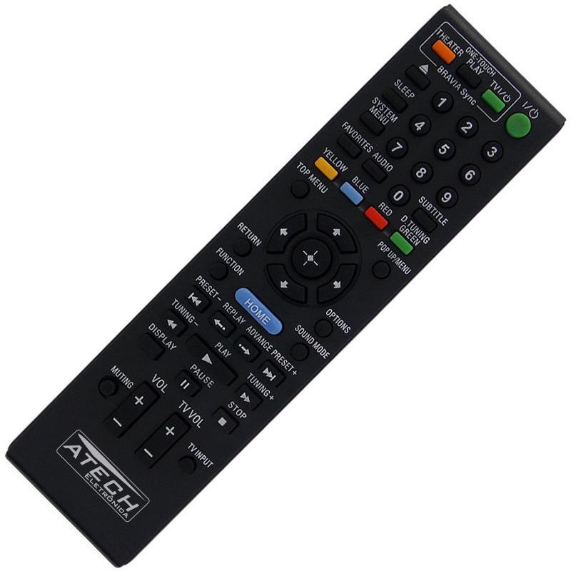 Controle Remoto Home Theater Sony Rm Adp053 Bdv F500 No Shoptime