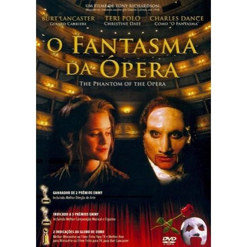 Dvd O fantasma da ópera 1990 em Promoção Ofertas na Americanas