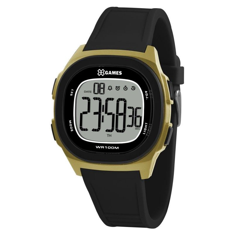 Relógio X Games Masculino Digital XGPPD125 bxpx Preto e Dourado Submarino