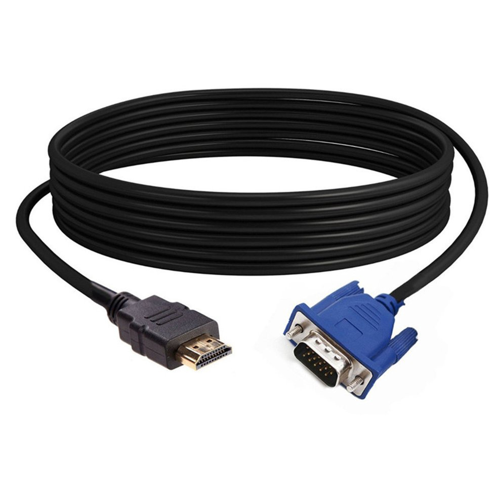 5 Metros Super Long Conectores Banhados A Ouro Hdmi Macho Para Vga HD