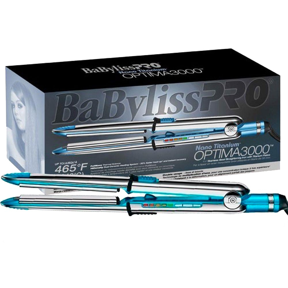 Prancha Super Nano Titanium Babyliss Pro Optima 3000 1 14 220V No Shoptime