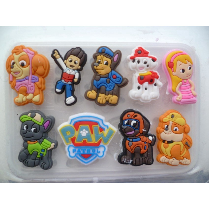 Molde De Silicone Patrulha Canina Personagens E Logo No Shoptime