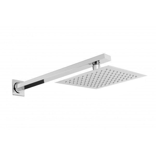 Chuveiro Ducha Metal Quadrada Inox Slim Cm Bra O Quadrado Gh No