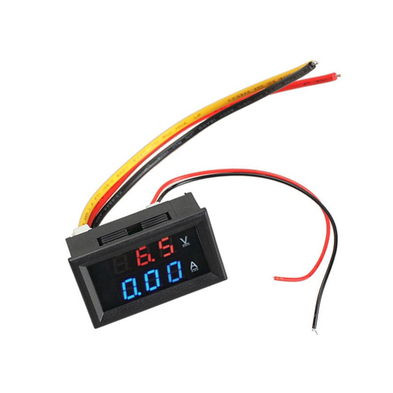 Dc 0 300V 10A Voltmeter Ammeter Painel LED Digital Volt Gauge Em