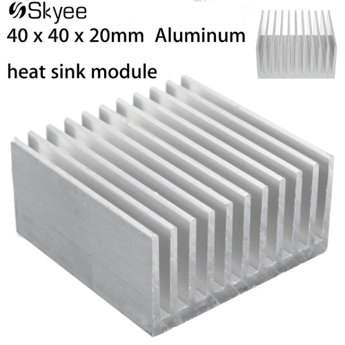 40 x 40 x 20 mm alumínio dissipador de calor IC Dissipador Fin Para CPU