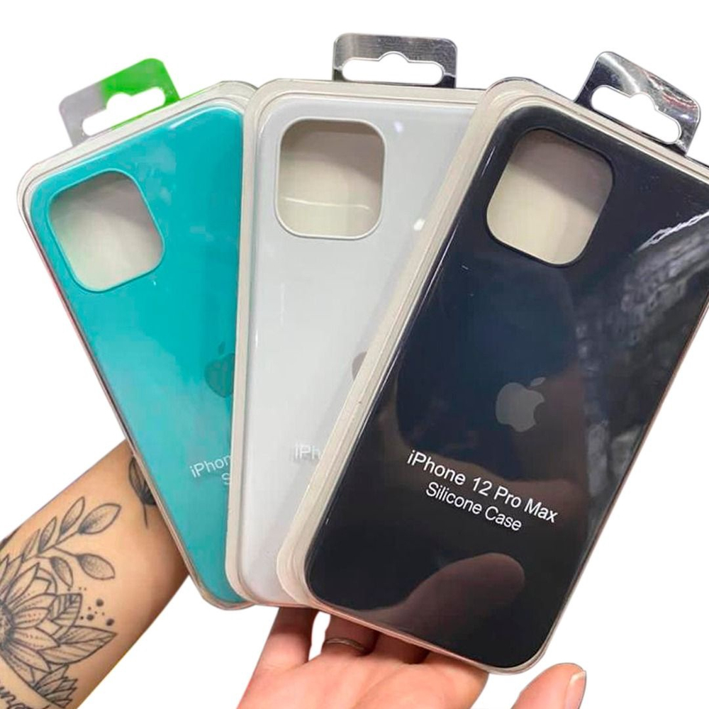 Kit Capas Silicone Aveludada Iphone Verde Gua Branca E Preto No