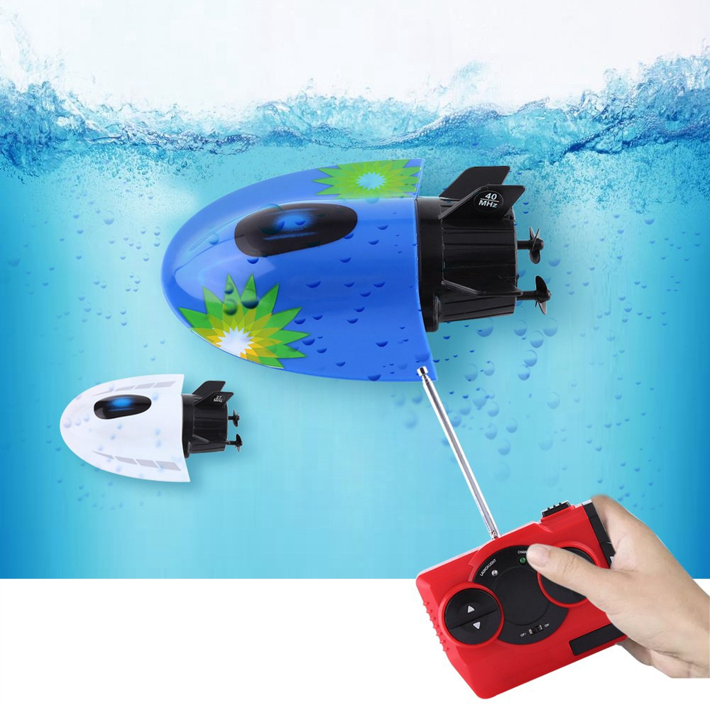 Mini Controle Remoto Submarino Rc Brinquedo Modelo Barco Para Turismo