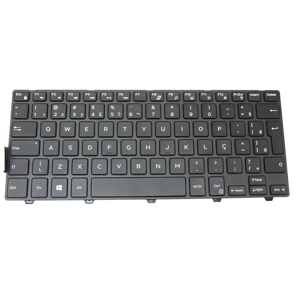 Teclado Notebook Dell Inspiron 14 5000 Séries Preto Br no Shoptime