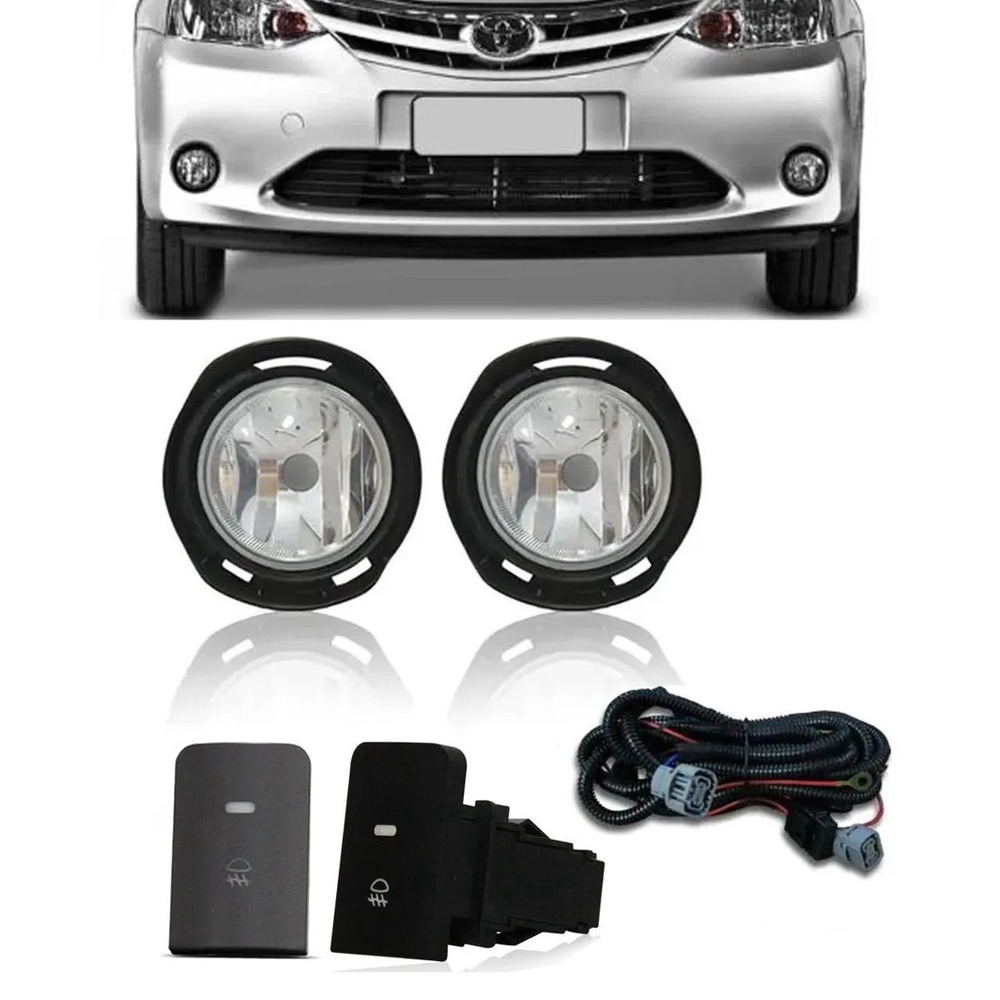 Kit Farol De Milha Neblina Toyota Etios 2011 2012 2013 2014 2015 2016