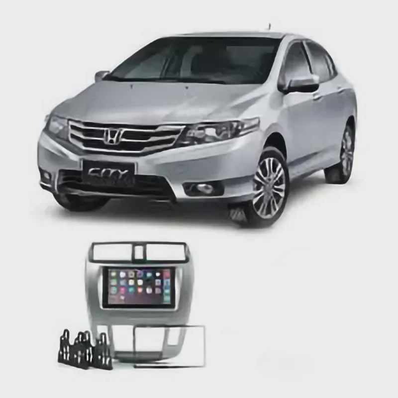 Kit Multim Dia Honda City C Mera De R Moldura No Shoptime